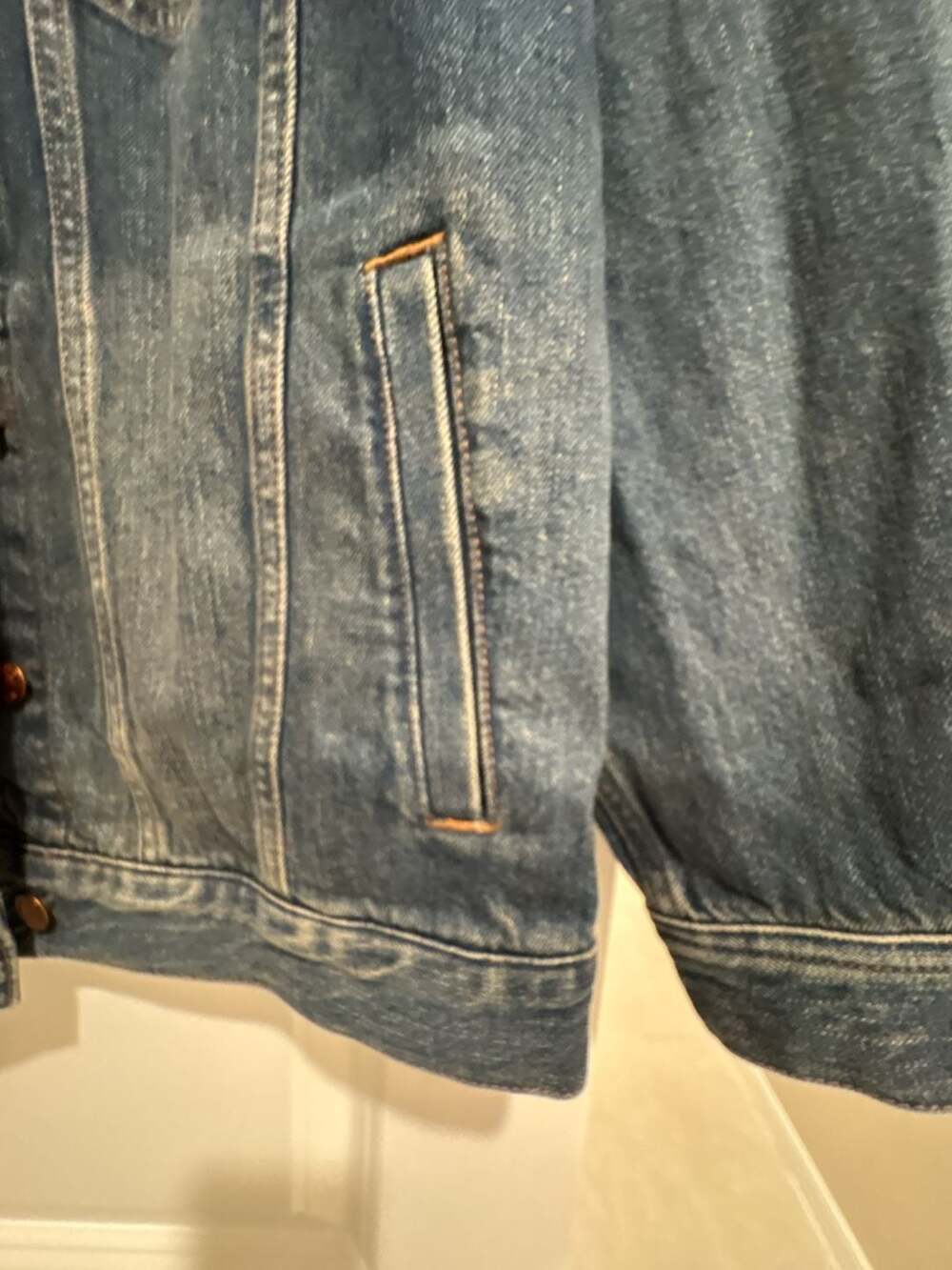 Madewell Classic Denim Jean Jacket Medium Wash Size M - Picture 5 of 13
